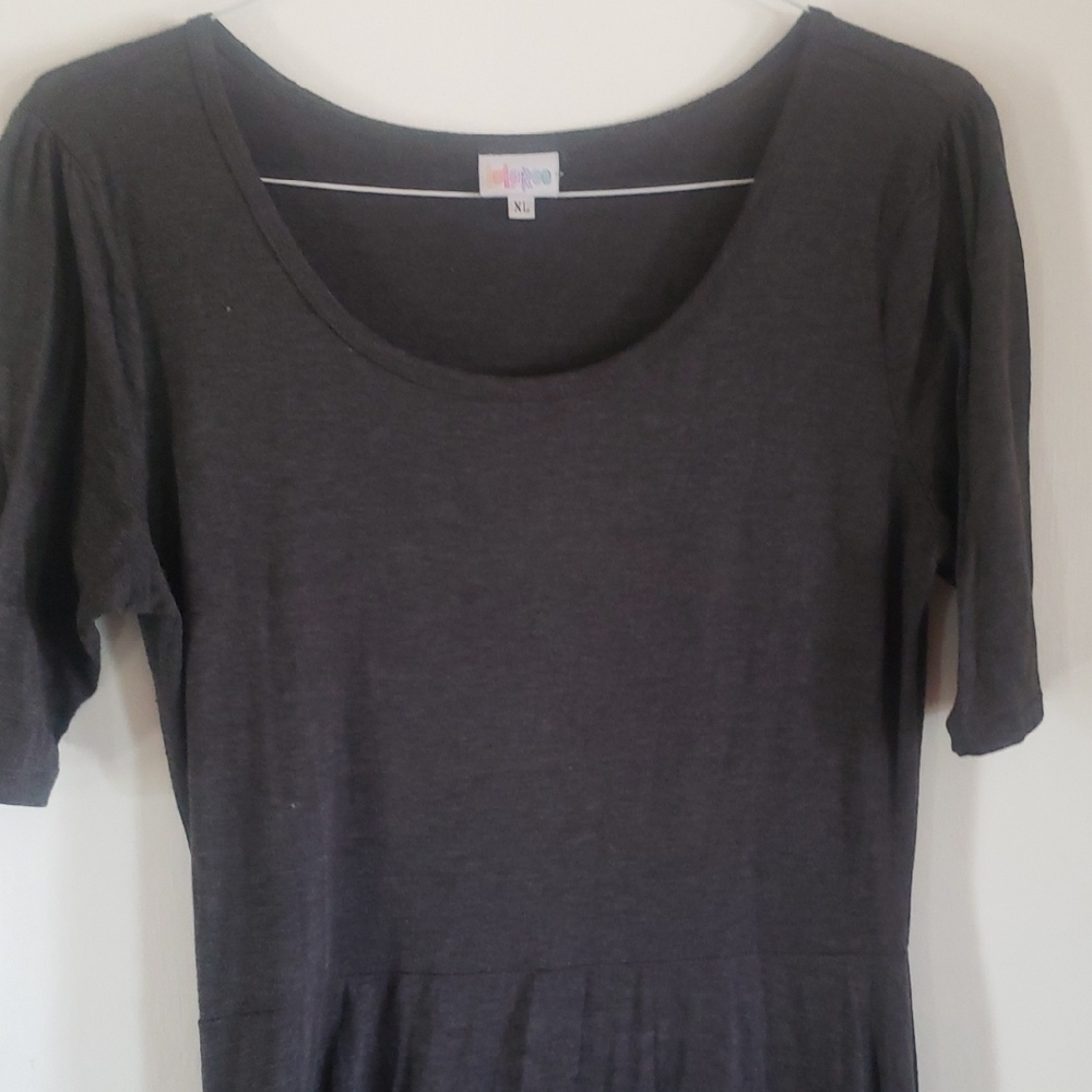 LuLaRoe Charcoal Casual Dress